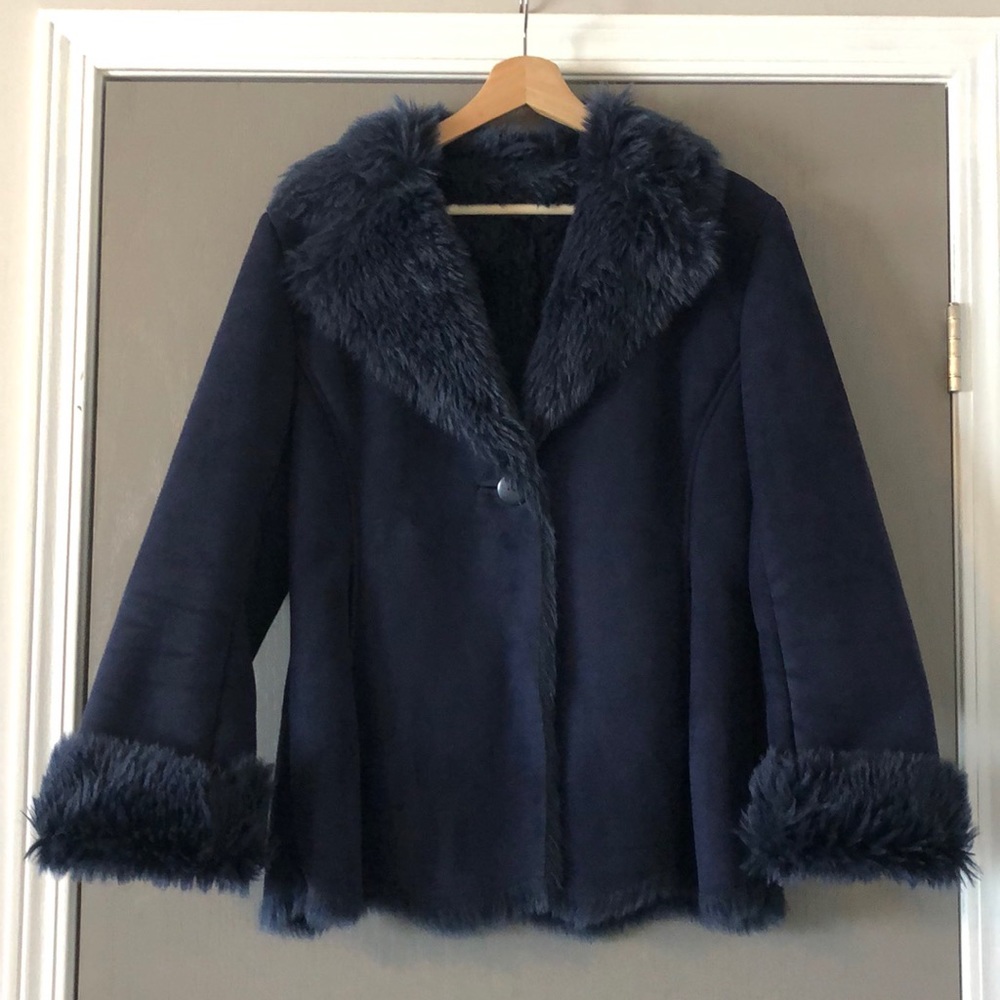 Faux sheepskin jacket by Lakeland
